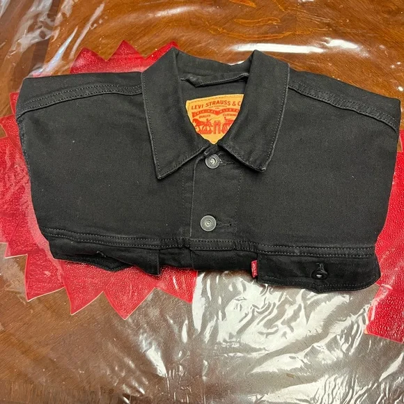 Levi Strauss & Co. Men's Black Denim Jacket - Picture 10 of 14